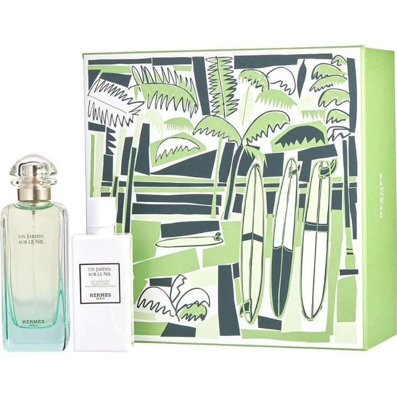 Perfume Feminino Hermes Un Jardin Sur Le Nil Edt Spray 100 ml&loção Corporal 80