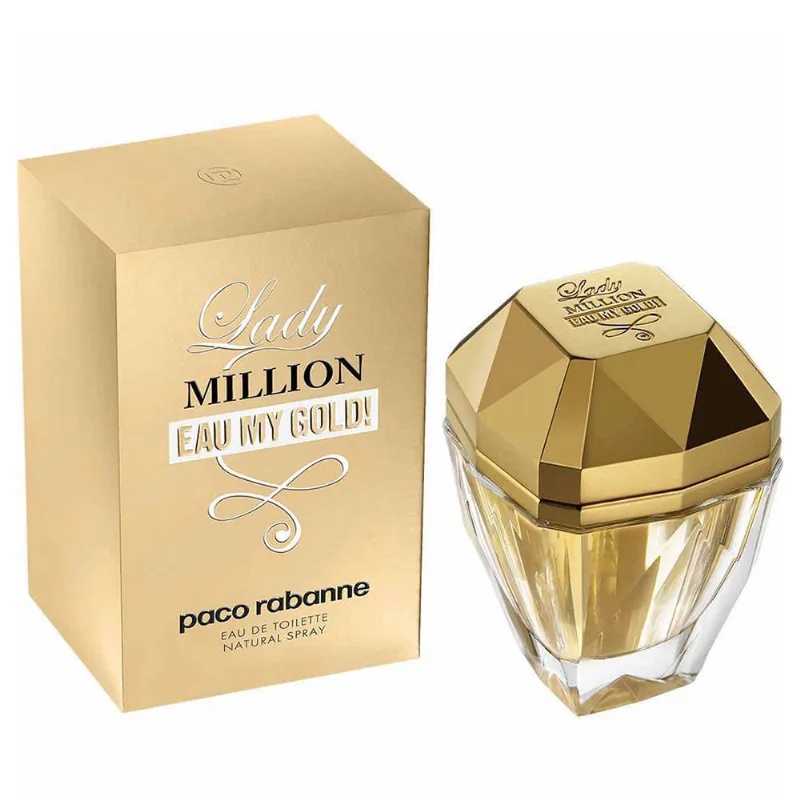 Perfume Lady Million My Gold Paco Rabanne Feminino 50ml