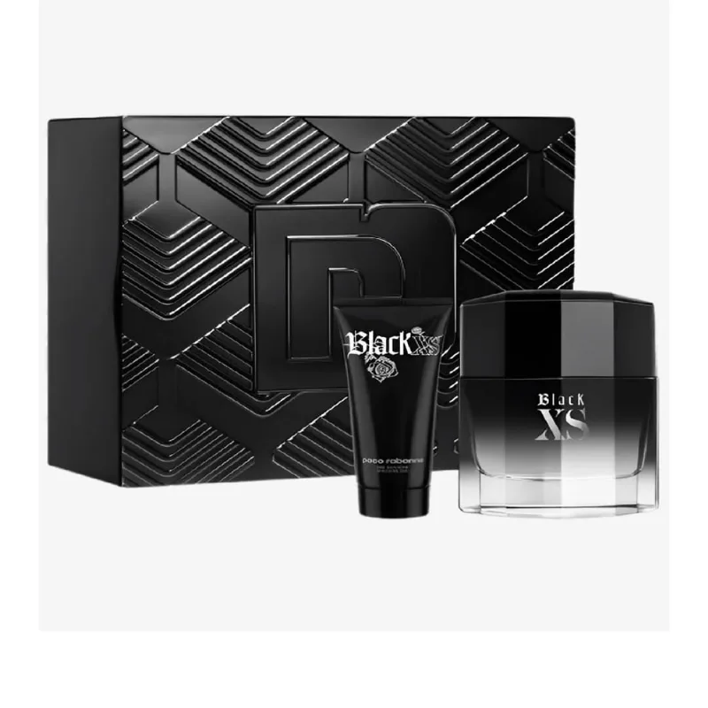 Kit Coffret Paco Rabanne Black Xs Masculino Eau De Toilette