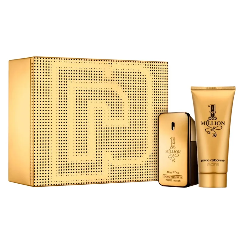 Kit Perfume Paco Rabanne 1 Million Eau De Toilette 100ml + Shower Gel 10ml