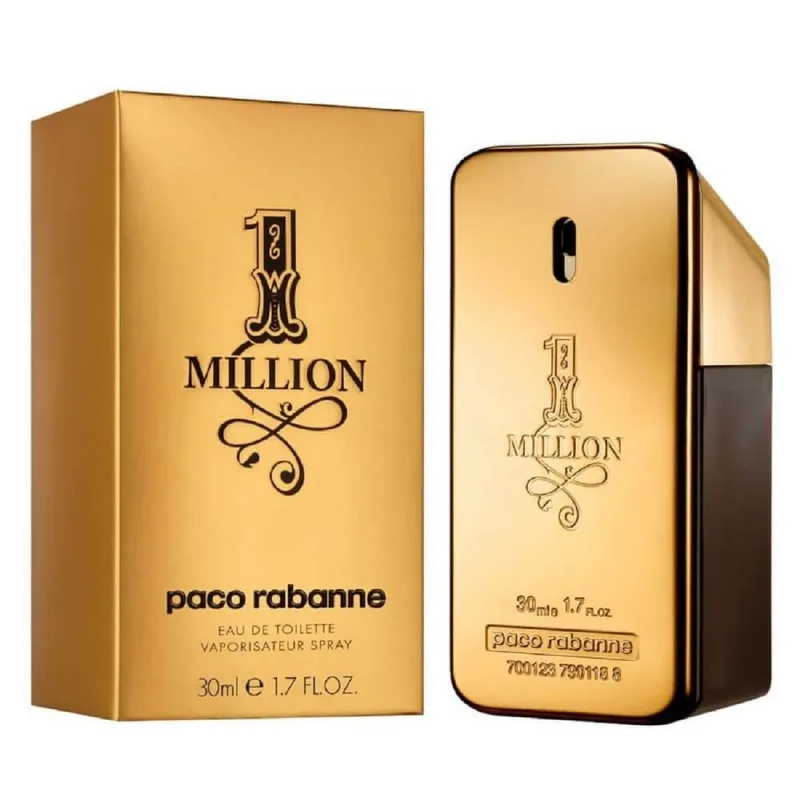 1 Million Paco Rabanne Eau de Toilette - Perfume Masculino 30ml