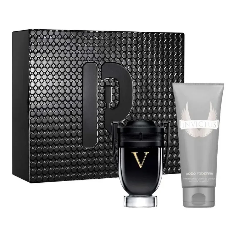 Kit coffret masculino invictus victory edp + shampoo