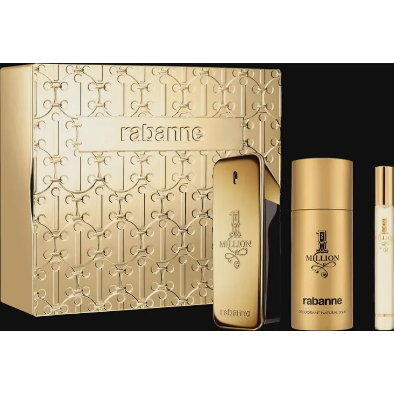 Kit 1 million edt 100ML + desodorante spray 150ML + edt 10ML