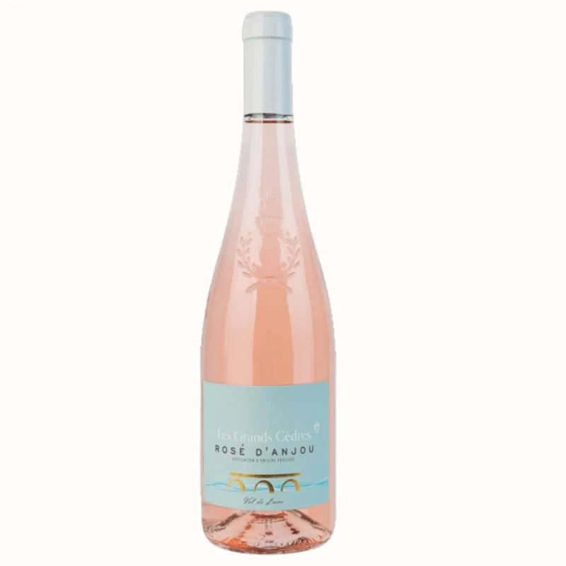 Vinho Rosé Francês Domaine Des Cèdres D'Anjou Loire Domaine 750ml - Domaine Des Cedres