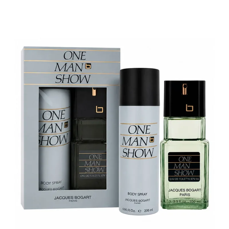 Kit Jacques Bogart One Man Show Masculino - Eau de Toilette 100ml + Body Spray 200ml