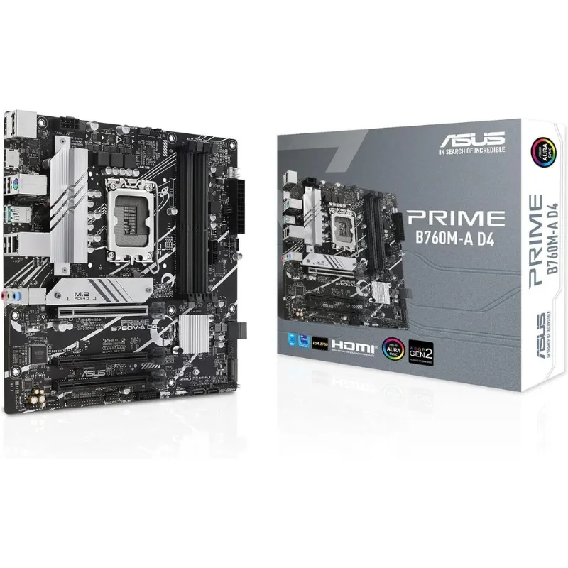 Placa-mãe Asus Matx Prime B760m-a D4