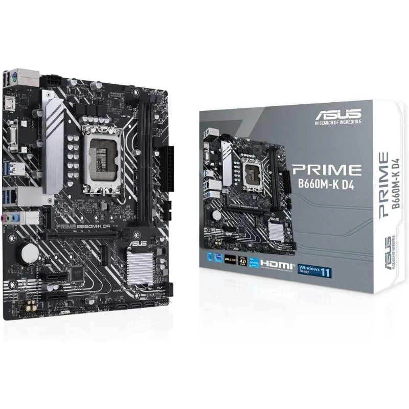 Asus Prime B660m-k D4 Intel Lga Microatx Ddr4 Motherboard