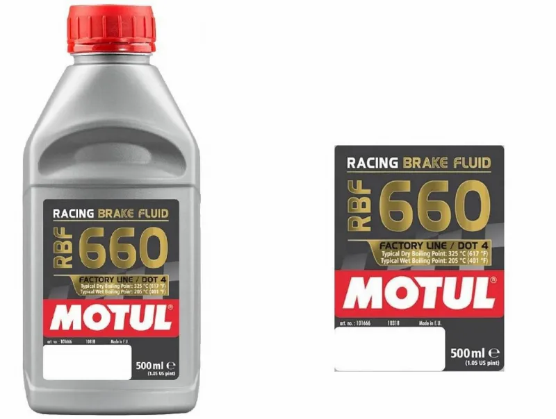 Fluído Freio Racing Motul Rbf 660 Dot 4 100% Sintético 500ml