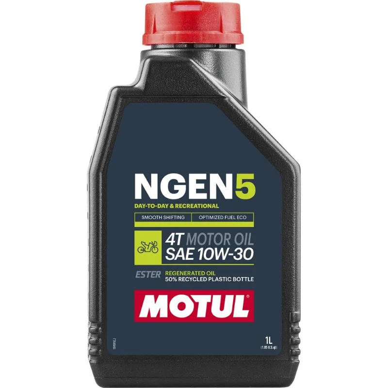 Óleo Motul Para Motor Moto Ngen 5 10W30 4T 12x 1L (MP)