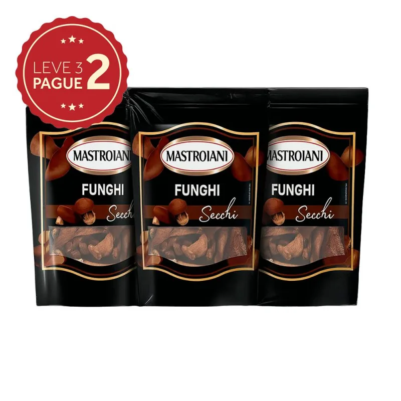 Funghi Secchi Mastroiani 40g Leve 3 Pague 2 KIT PRONTO - MASTROIANI