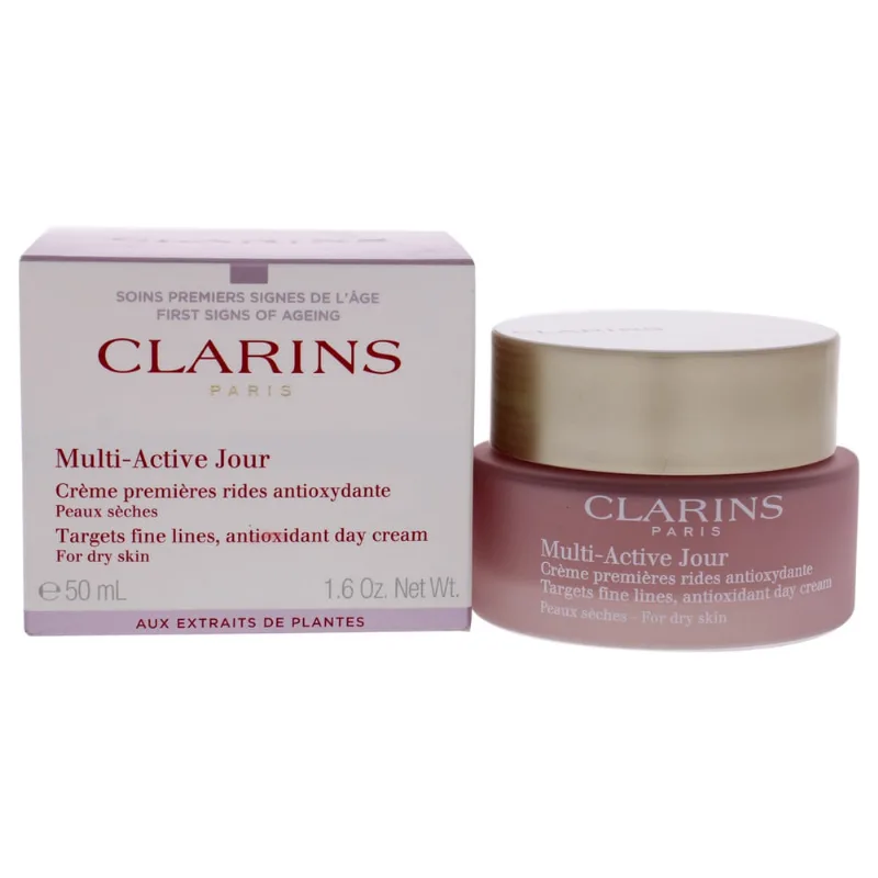 Creme de dia Clarins Multi-Active Jour Dry Skin Unissex