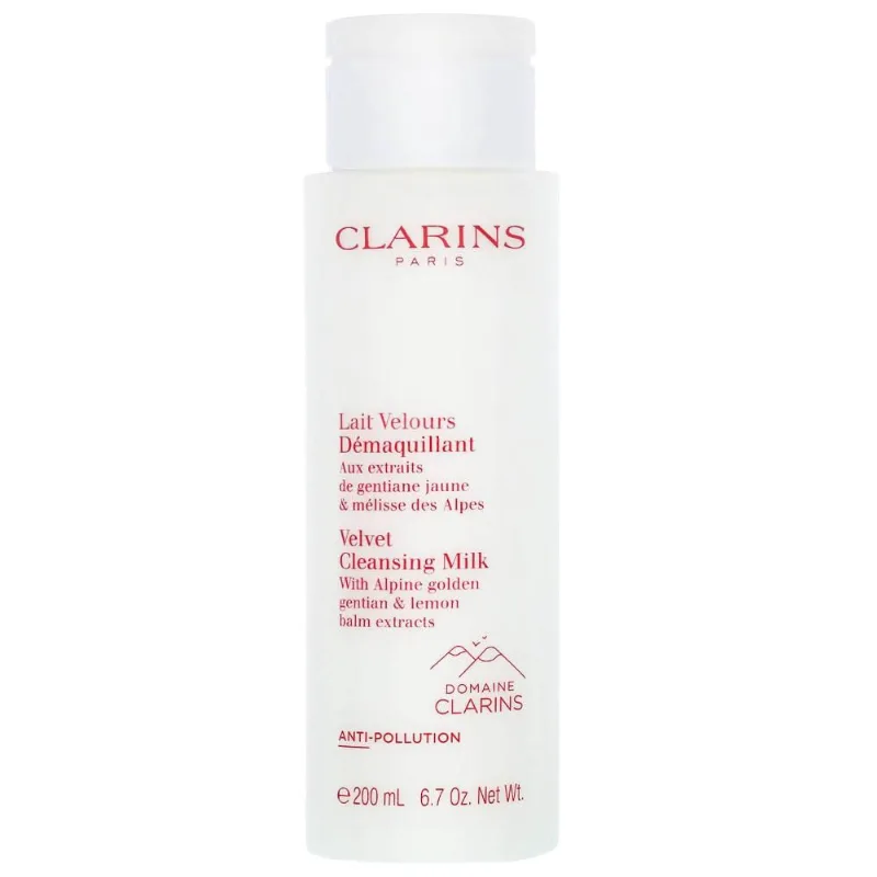 Leite Demaquilante Velvet Cleansing Clarins 200ml