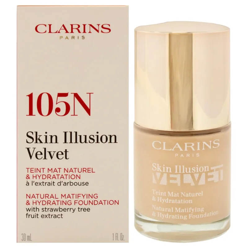 Base Clarins Skin Illusion Velvet #105N 30 ml/30 ml
