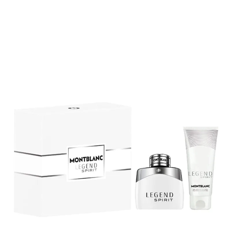 Kit Perfume Montblanc Legend Spirit Masculino - Eau de Toilette 50ml + Gel de Banho 100ml Kit
