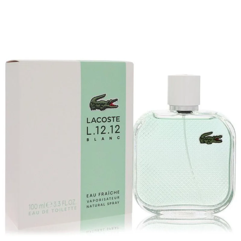 Perfume Masculino Lacoste Eau De L.12.12 Blanc Fraichie Toilette 100 Ml