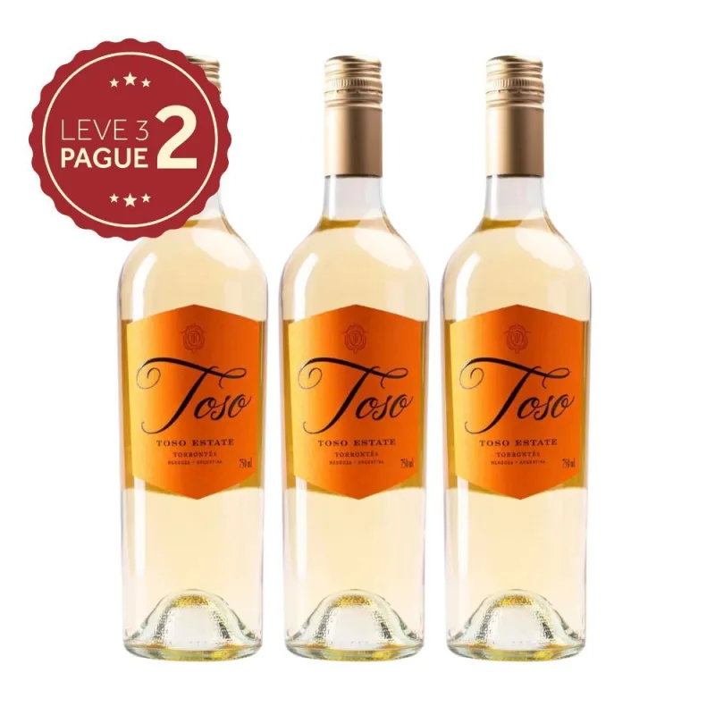 Vinho Argentino Pascual Toso Estate Torrontes 750ml Leve 3 Pague 2 KIT PRONTO - Pascual Toso