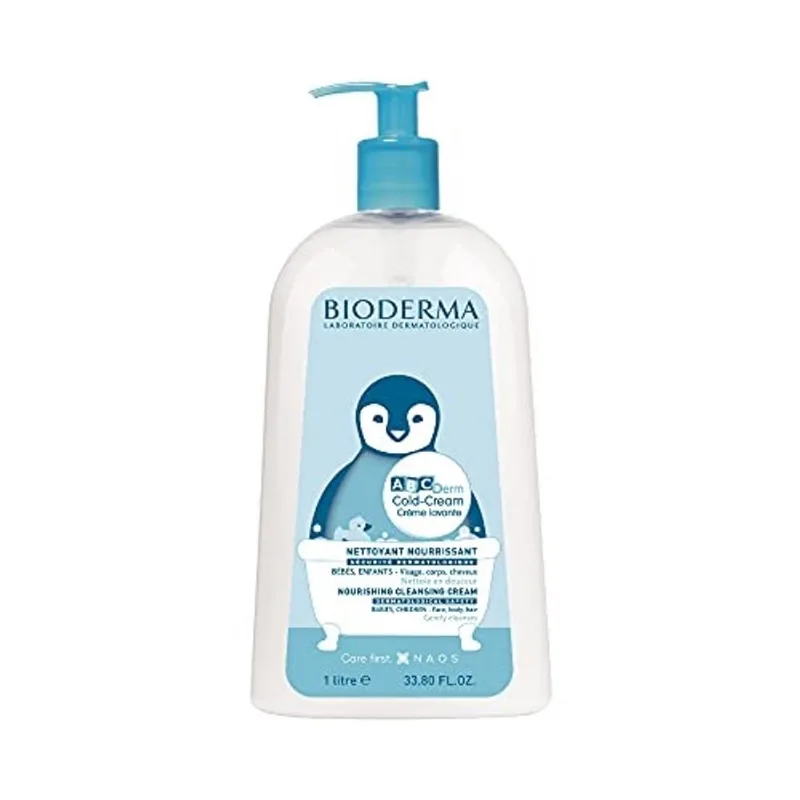 Bioderma - ABCDerm - Creme de Corpo de Creme Frio - Creme Hidratante Suave - Loção Corporal para Bebês e Crianças