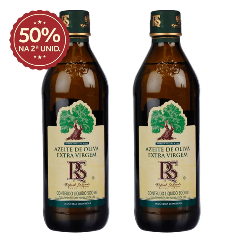 Azeite Extra Virgem Rafael Salgado 500ml 50% na 2ª Unidade KIT PRONTO - Rafael Salgado