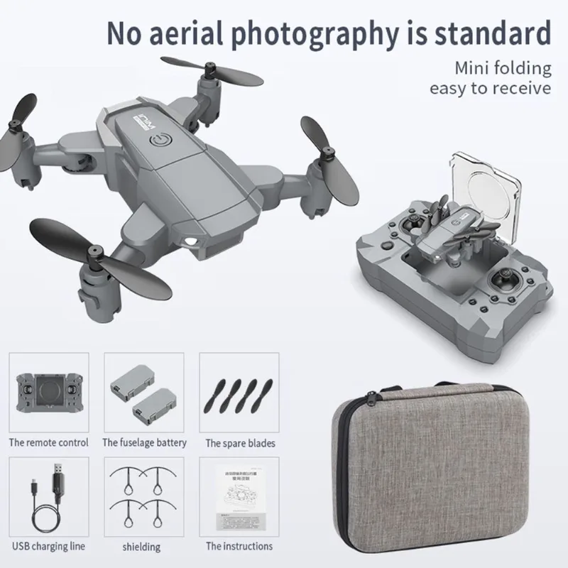 Mini Drone Ky905 4k Bateria Dupla E Sem Câmera