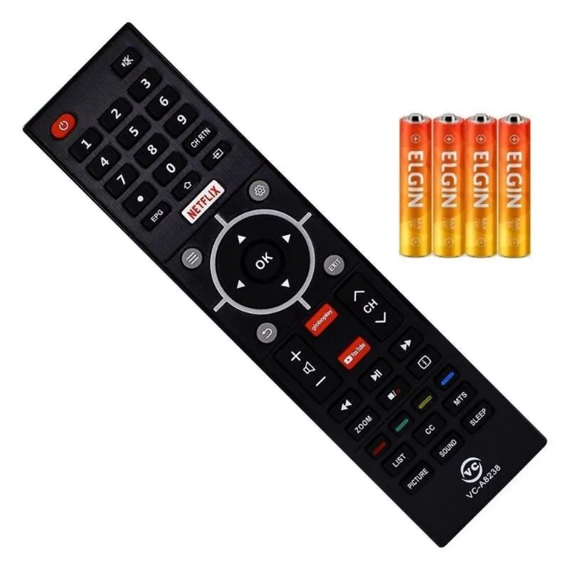 Controle Remoto Ct-6810 Ct-6840 Semp Led + Pilhas