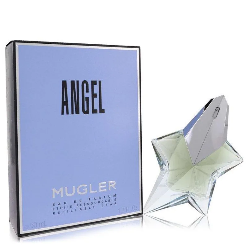 Perfume Feminino Angel Thierry Mugler 50 ML Eau De Parfum Recarregável Perfume Feminino Angel Thierry Mugler 50 ML Eau De Parfum Re
