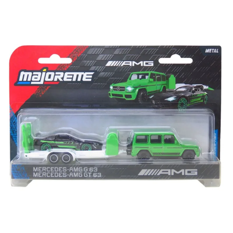 Mercedes-AMG G 63 + AMG GT 63 - AMG Transporter - 1/64 - Majorette