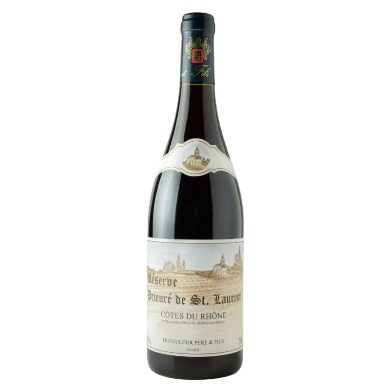 Vinho Prieuré de St. Laurent Reserve Côtes du Rhône Tinto Seco Dufouleur Père & Fils 750ml - Dufouleur