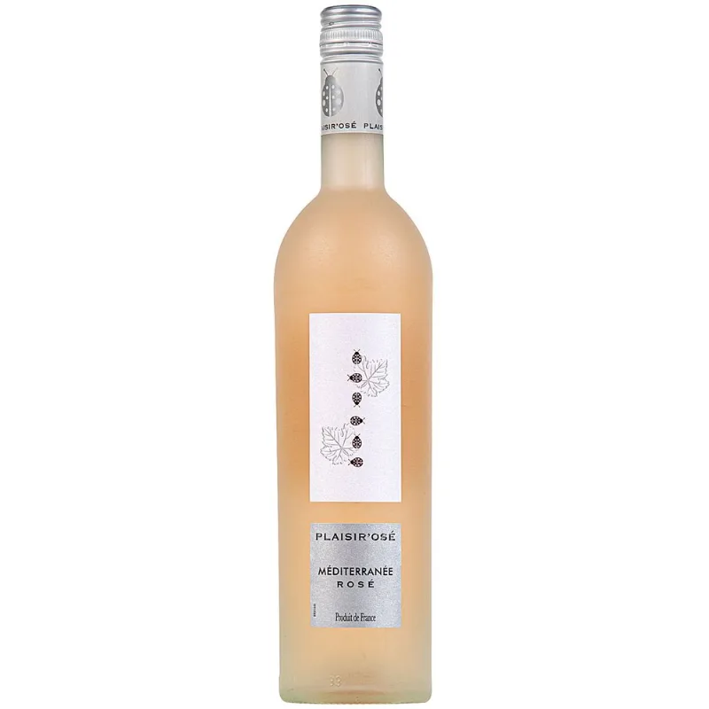 Plaisir'Ose Francês Mediterranée Vinho Rosé 750ml