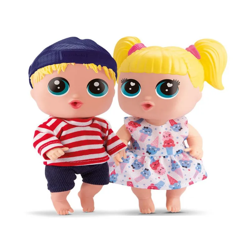 BONECA BEBE LITTLE BABY BUDDIES GEMEOS BONECO MENINO MENINA CASAL COLECAO