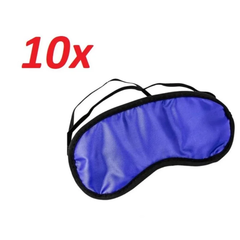 Kit Máscara De Dormir 10 Unidades Para Descanso Relaxamento Sono Tapa Olhos
