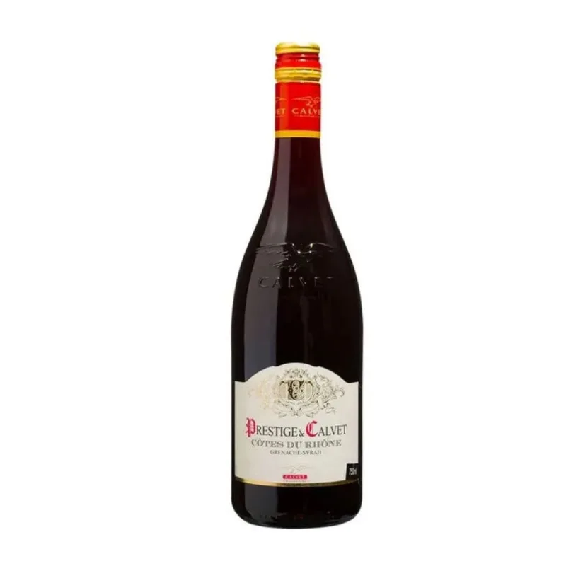 Vinho Francês Tinto Syrah Côtes du Rhône Prestige de Calvet 750ml
