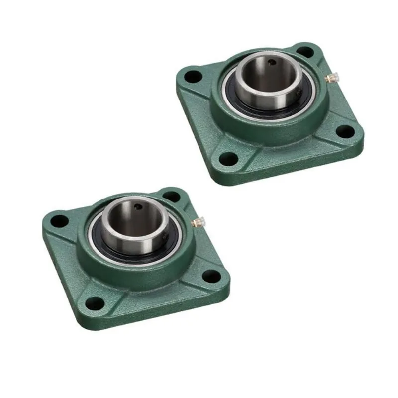 02 Mancal Quadrado Com Rolamento Ucf203 - P Eixo 17mm