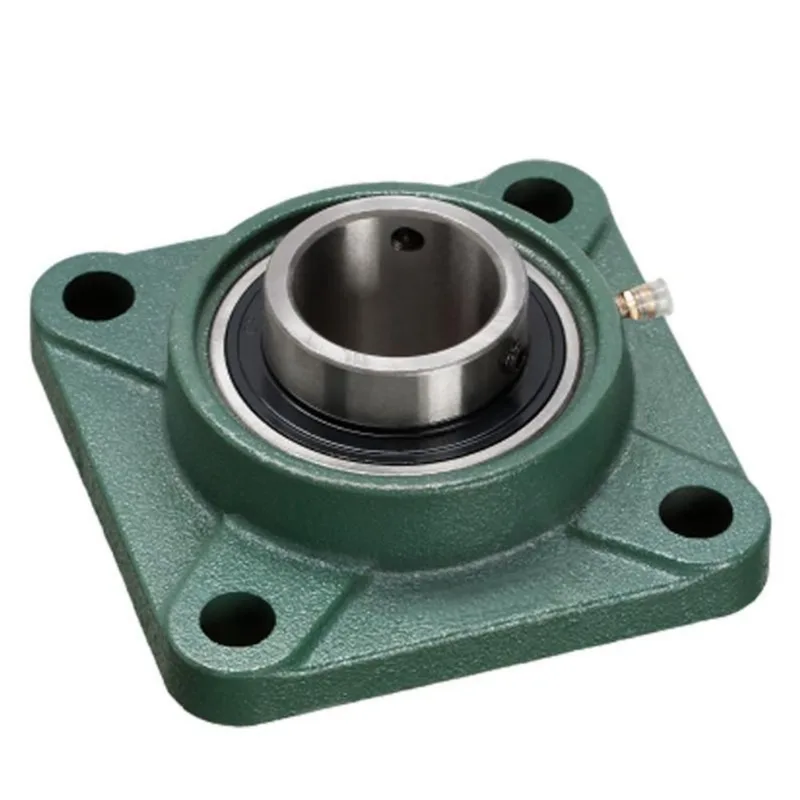01 Mancal Quadrado Com Rolamento Ucf204 - P Eixo 20mm