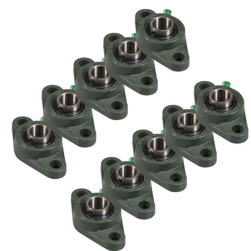 10 Mancal Flange Com Rolamento Ucfl204 - P Eixo 20mm