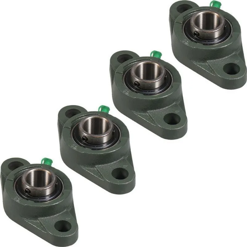 04 Mancal Flange Com Rolamento Ucfl207 - P Eixo 35mm