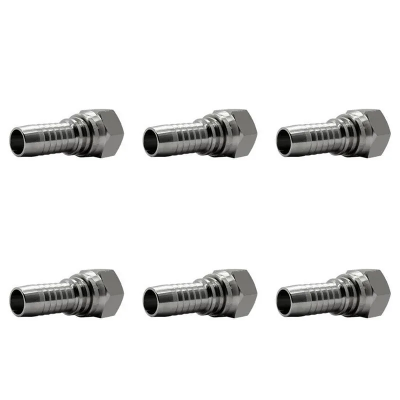 06 Terminal Prensável Femea Jic Reta 10 - 08 (7/8 X 1/2)