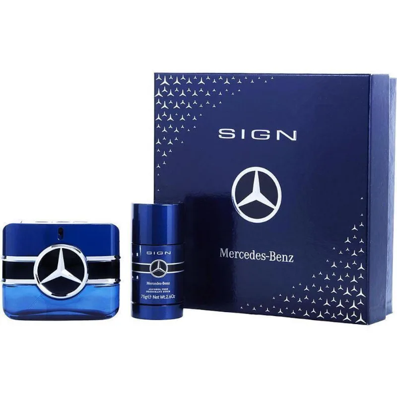 Perfume Masculino Mercedes-benz Sign Edp Spray 100 ml&desodorante Em Bastão Sem álcool 75