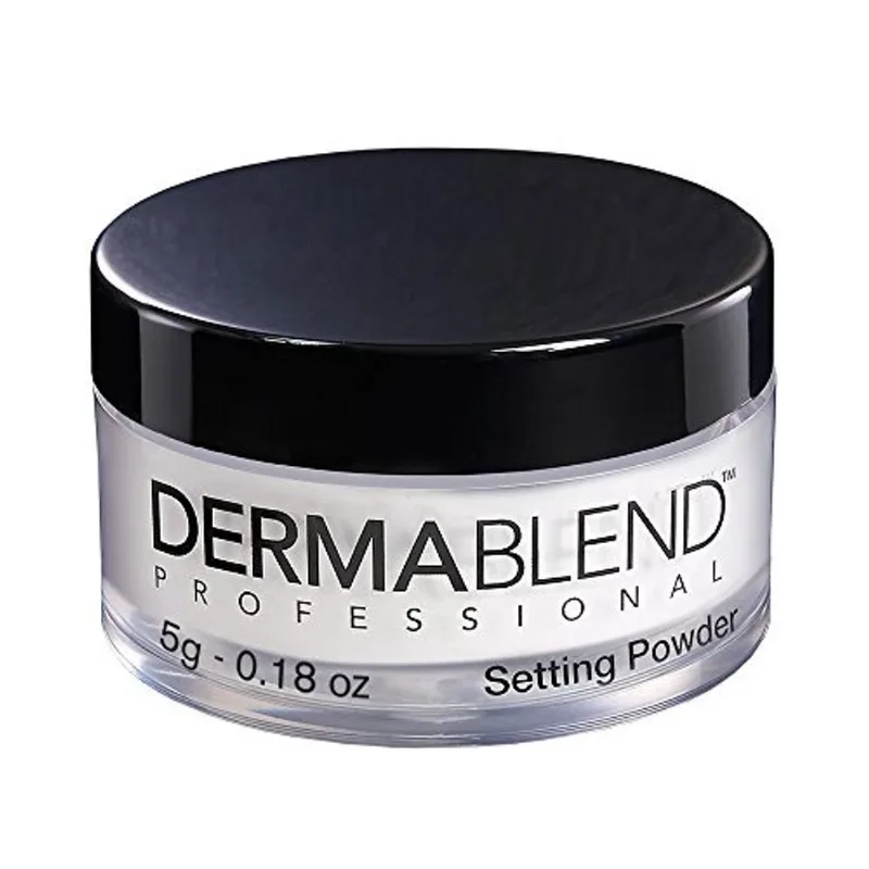 Dermablend Loose Setting Powder, Translcent Face Powder Makeup & Finishing Powder, Mattifying Finish and Shine Control, Travel Size.18oz.