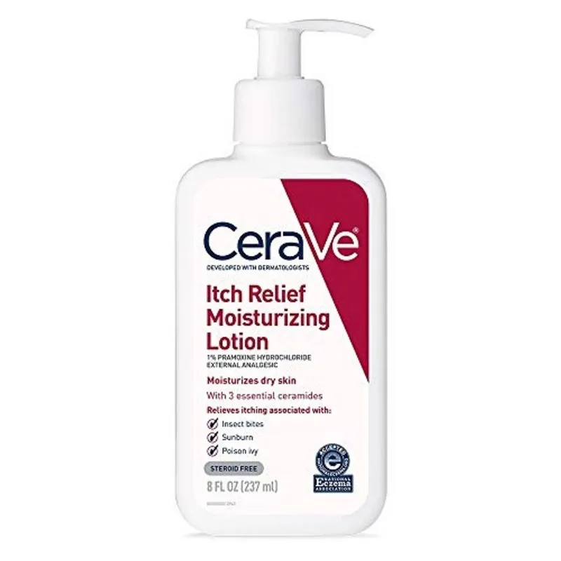 Loção Hidratante Anti Coceira Alivia Irritações na Pele 8 Onças
