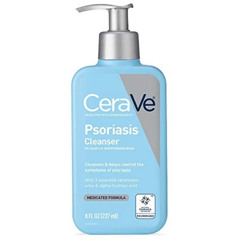 Limpador CeraVe para tratamento de psoríase