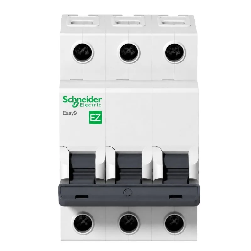 Mini Disjuntor Tripolar 125A Curva C Easy 9 Schneider Mini Disjuntor Tripolar 125A Curva C 4,5KA Easy9 Schneider