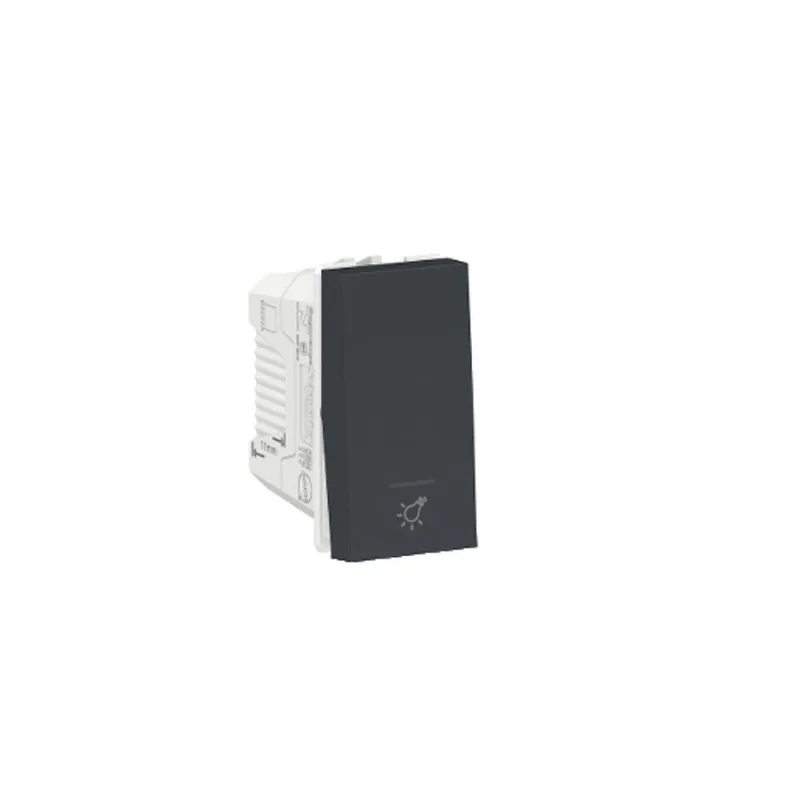 Módulo Pulsador Minuteria 1 Módulo 10A 250V - S70117694 - Orion Grafite- Schneider