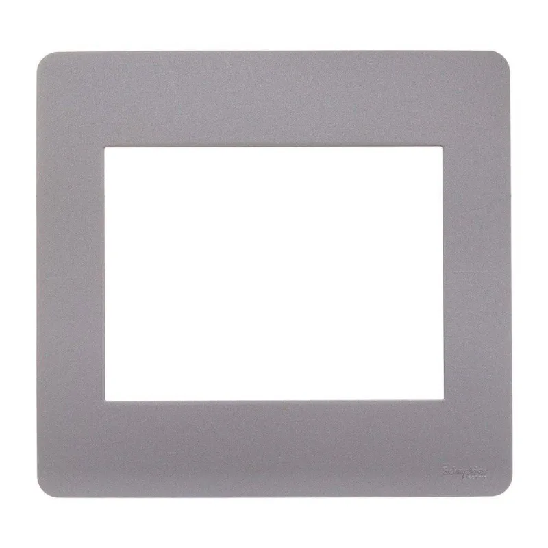 Placa 4X4cm 6P Axis Grey Orion Schneider