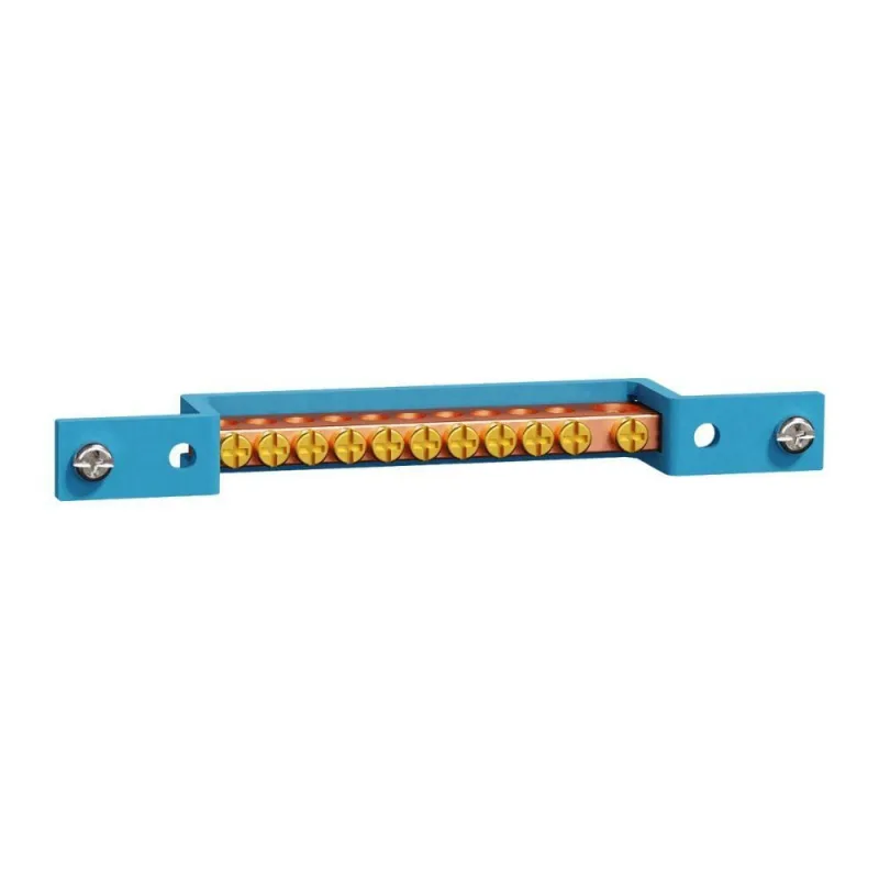 Barramento Easy9 Neutro para Quadro 24-36-48 Módulos Azul Schneider - Schneider Electric