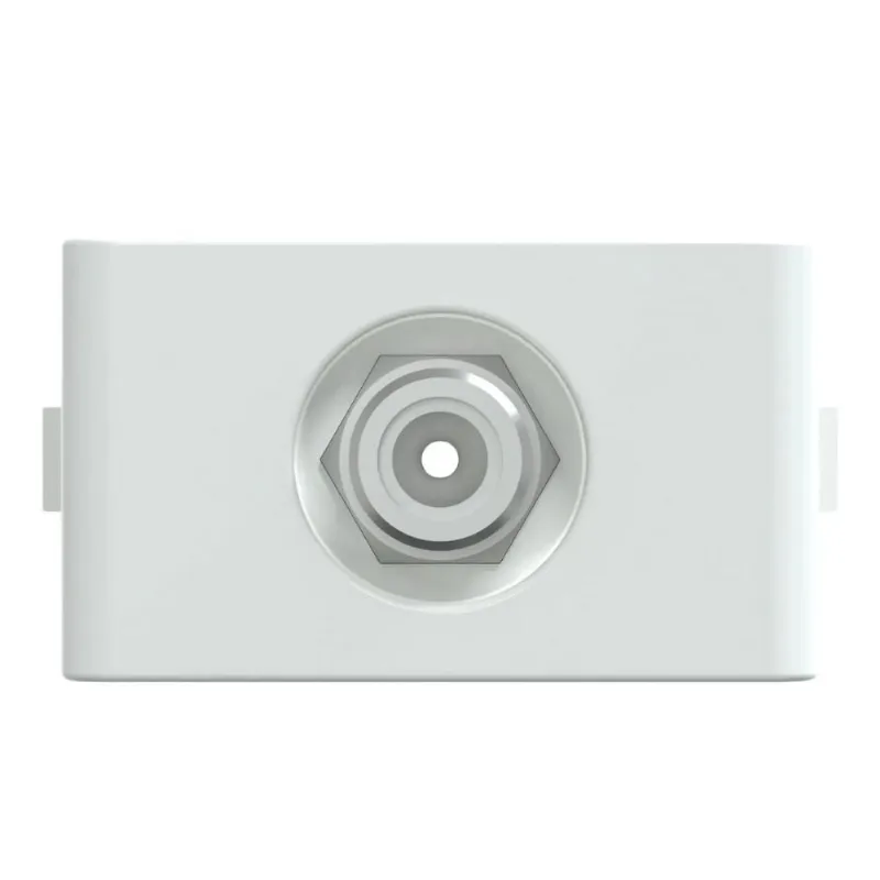 Módulo Tomada Coaxial para Antena de TV Lunare Up Schneider Módulo Tomada Coaxial para Antena de TV Branco Fosco Lunare Up