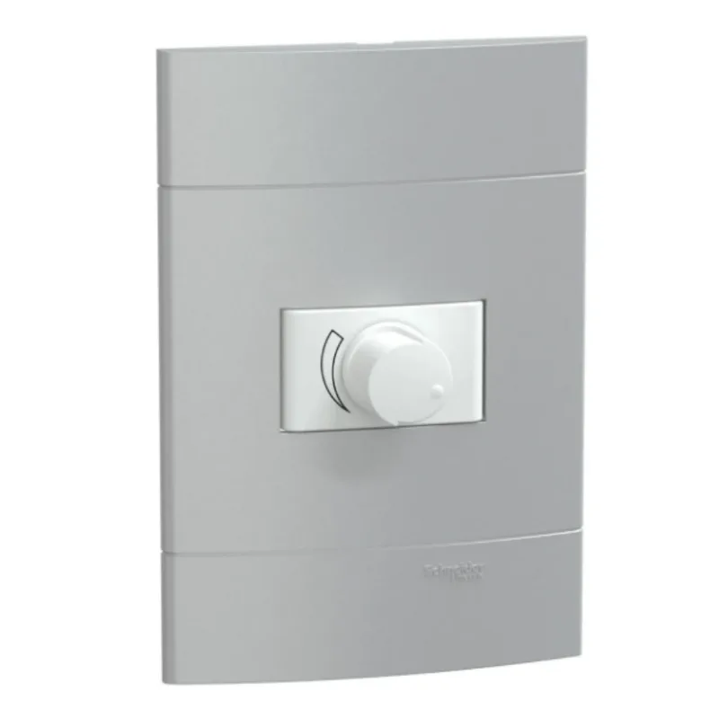Modulo Lunare Up Dimmer Rotativo 127v 300w Para Lampadas Resistivas 1m Branco Fosco Schneider