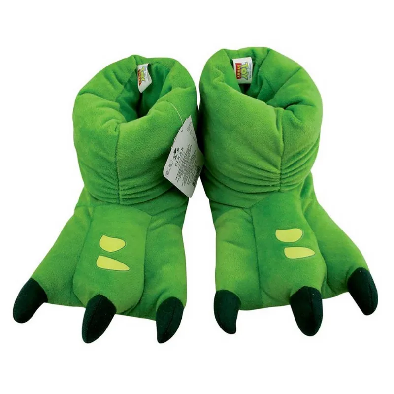 Pantufas Disney Masculina Infantil Rex Verde 28/29