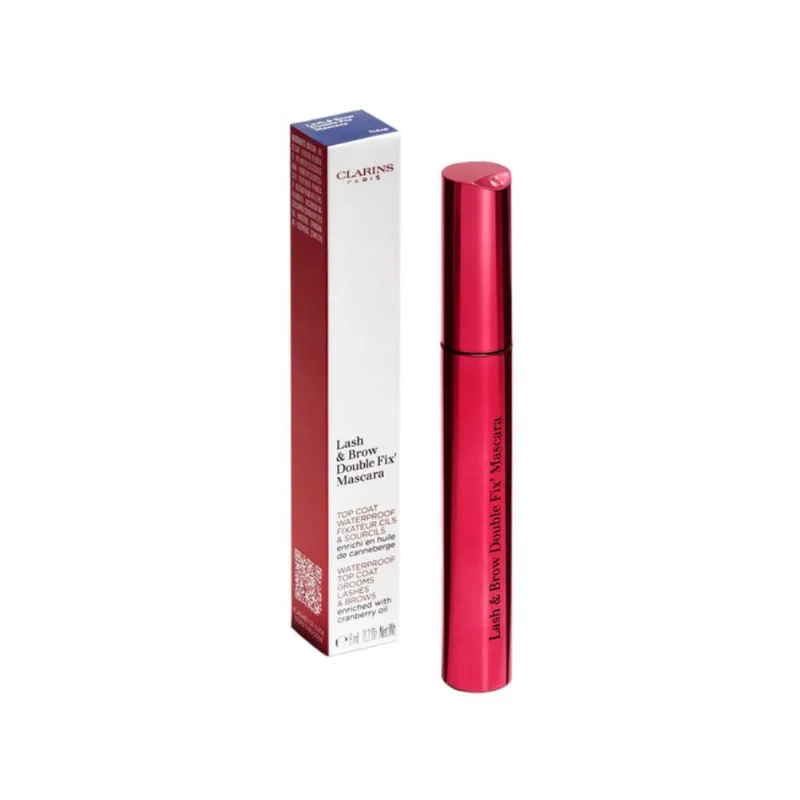 Clarins Lash And Brow Double Fix Máscara 01 Black - Máscara Para Cílios 8ml