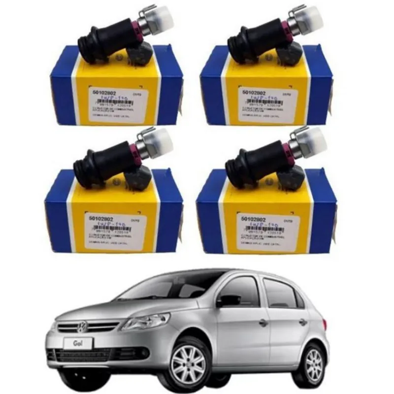 4 Bicos Injetores Gol 1.0 8V 2003 A 2008 Flex Marelli Iwp170