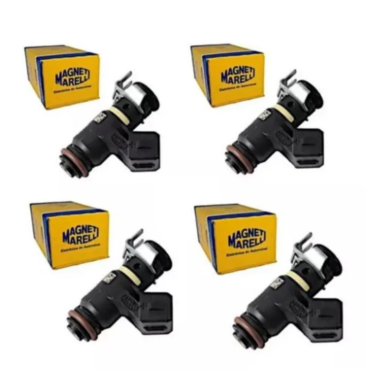 4 Bicos Injetor M Marelli Uno 1.0 Evo Flex Ano 2013 Ipe016